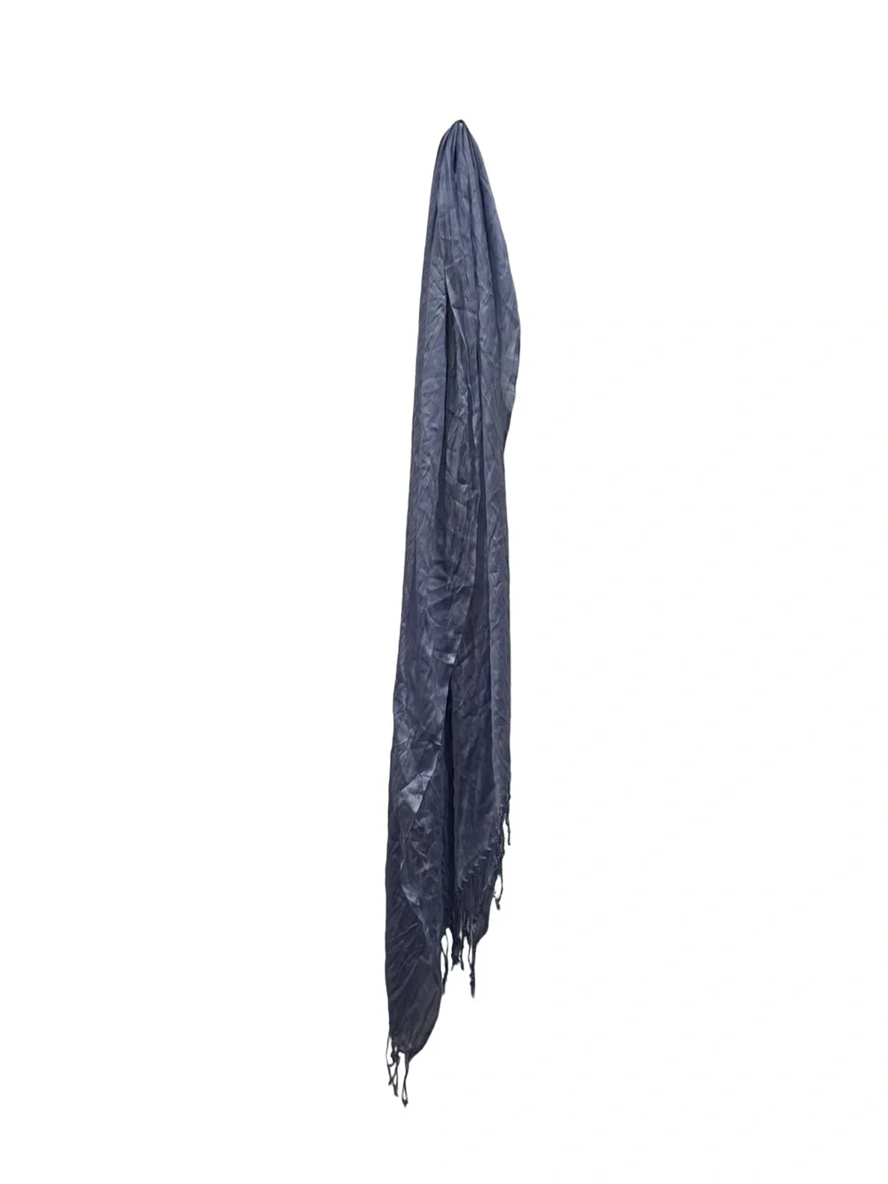 🪻 LOOK BY M NWT Women's Scarf Wrap REAL SILK in periwinkle purple/light blue 🪻